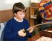 Oliver im Rahmen der Schule